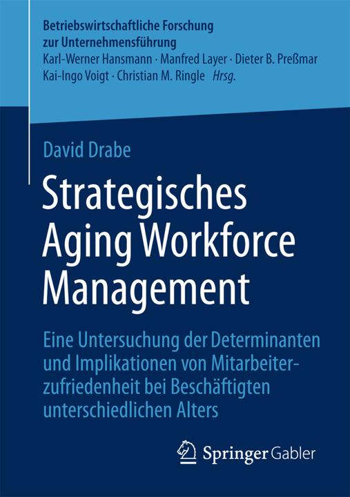Produktbild Strategisches Aging Workforce Management (Deutsch, David Drabe, 2015)
