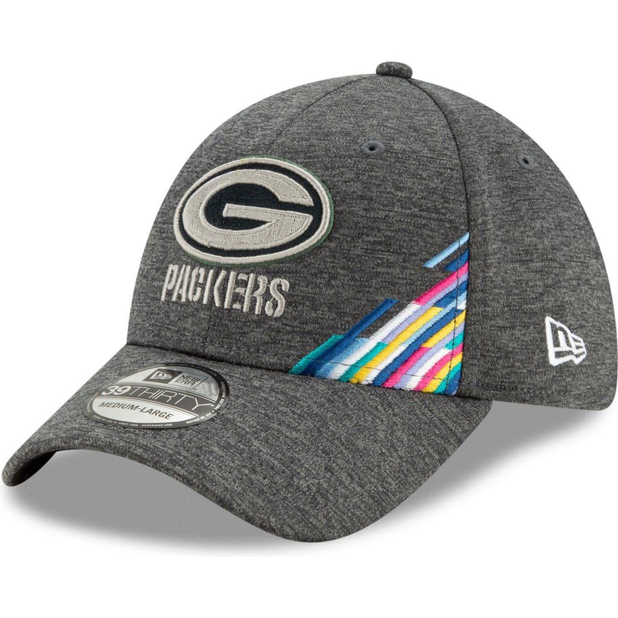 Thumbnail - New Era, Herren, Cap, 39Thirty Stretchfit Crucial Catch NFL Teams, Grün, (M)