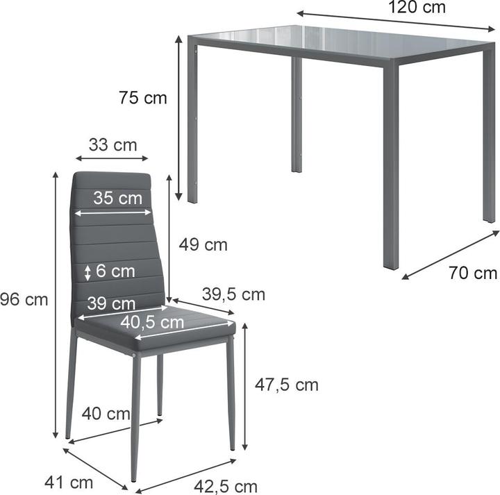 Actual product image Vicco Set Grand (Glass)