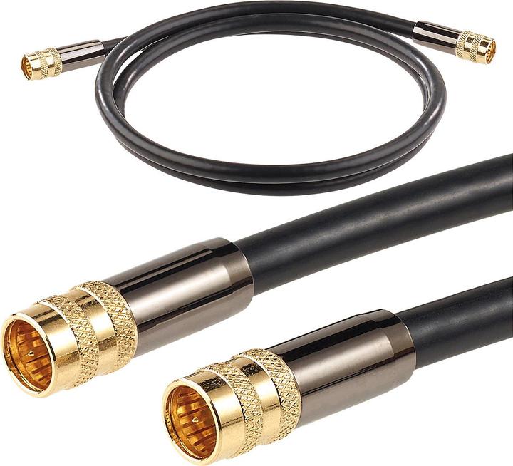 Auvisio HDTV satellite antenna cable with 4-fold shielding