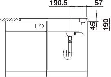 Produktbild Blanco AXIA III XL 6 S-F (99 cm, 50 cm)