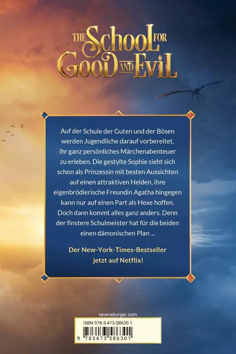 Immagine prodotto Ravensburger The School for Good and Evil, Band 1: Es kann nur eine geben. Filmausgabe zur Net (Tedesco, Soman Chainani, 2022)