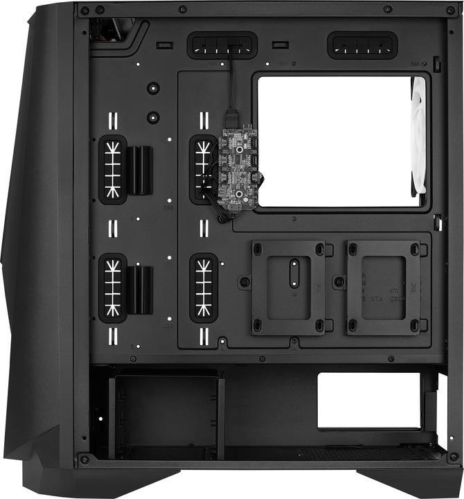 Actual product image AeroCool Visor PC Acrylonitrile Butadiene Styrene (ABS) (ATX, Micro-ITX, Mini-ATX, Mini-ITX)