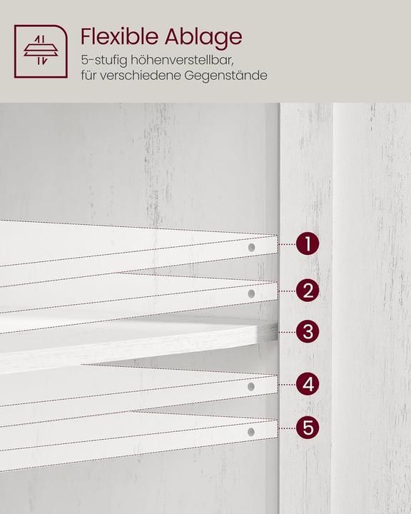 Image du produit Vasagle Commode (80 x 40 x 80 cm)