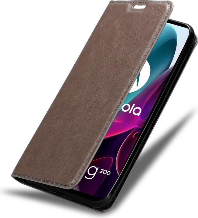 Actual product image Cadorabo Book Invis. Magnet sleeve (Motorola Moto G200 5G)