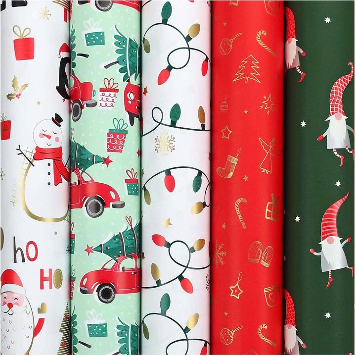 Image du produit Rotolux Papier cadeau collection de Noël, 50 rouleaux (Papier cadeau)