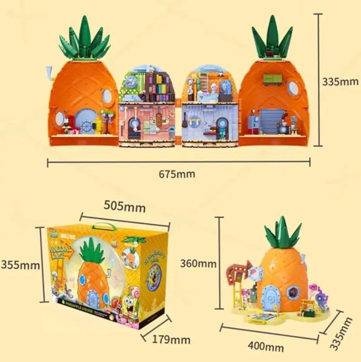 Image du produit Sembo AREA-X Maison de Bob l'Éponge Pineapple