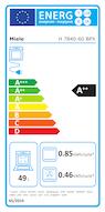 Energie-Label Miele H 7840-60 BPX