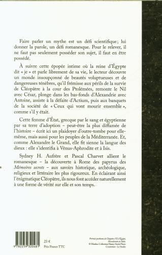 Actual product image Cléopâtre : mémoires secrètes (French, Aufrère Sydney Hervé, Charvet Pascal, 2024)