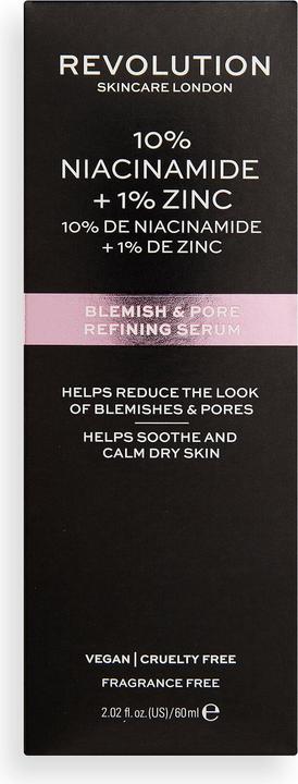 Produktbild Revolution Skincare 10% Niacinamide + 1% Zinc (60 ml)