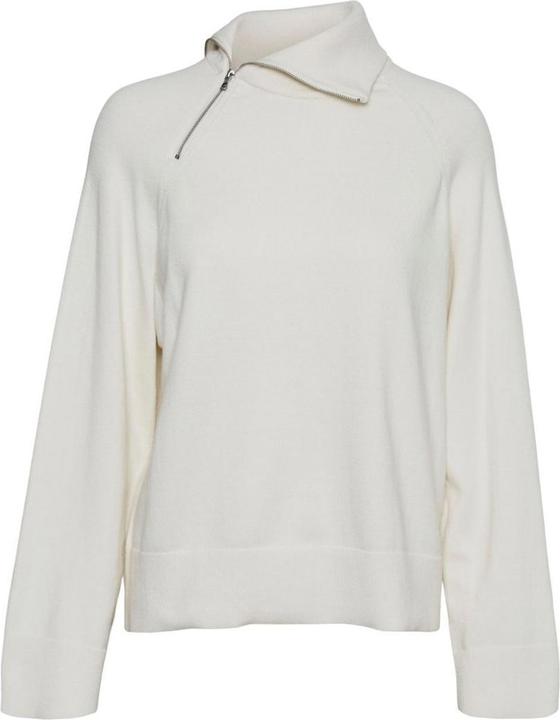 Vero Moda Pullover a collo alto con mezza zip in maglia (M)