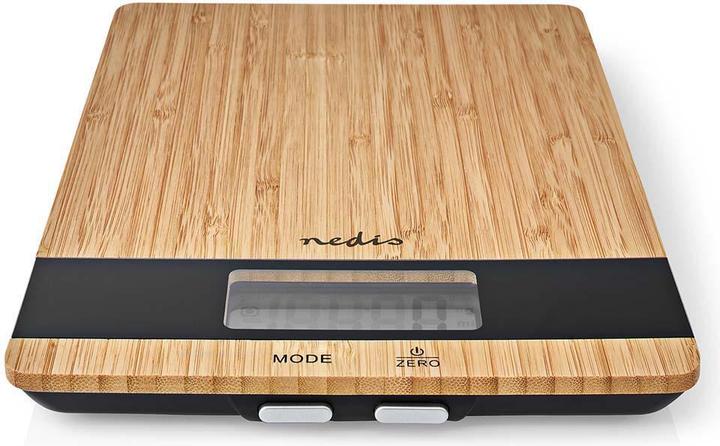 Actual product image Nedis Kitchen Scales Digital Wood/Plastic Wood Wood