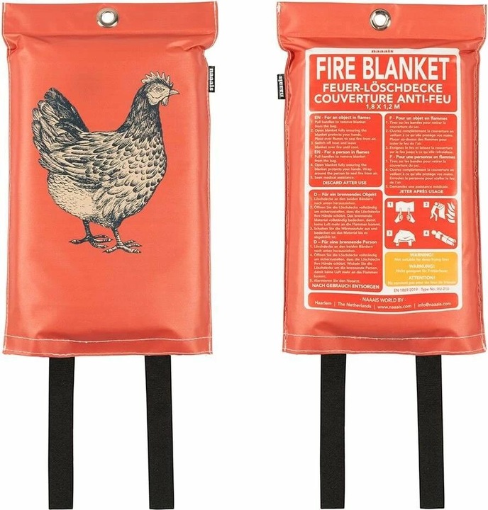 Immagine prodotto Naaais Coperta antincendio pollo 120 cm x 180 cm