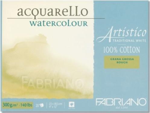 Actual product image Fabriano AQUARELLBLOCK ARTIST.FEINCORN 35x51 (350 x 510 mm)
