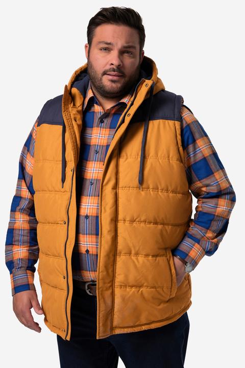 Actual product image Men+ Outdoor-Weste, zweifarbig, Kapuze (XL)