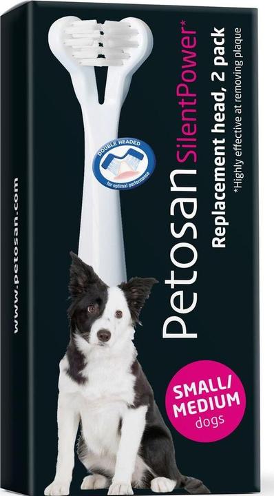 Actual product image Petosan Tooth cleaning replacement brushes S-M, Product type: Dental care (Dog)