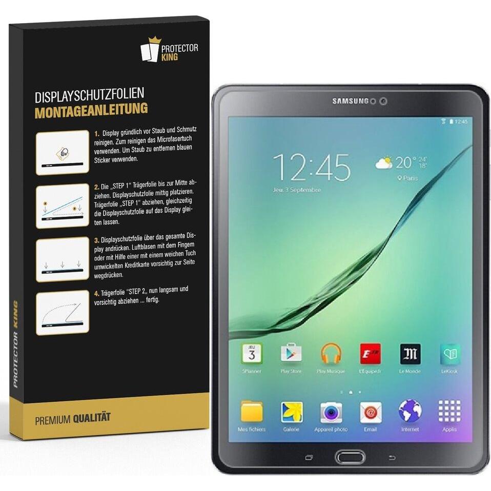 Thumbnail - Protectorking 3x ochutzffoTempered Panzerfolie für 7SCHOCK KLAR (3 Stück, Galaxy Tab S2 9.7), Tablet Schutzfolie