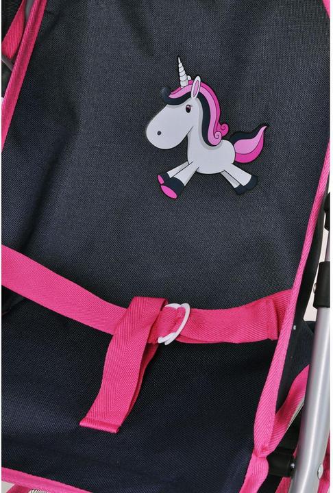 Immagine prodotto Knorrtoys Puppenbuggy Jogger Lio - UMA. Das Einhorn blue