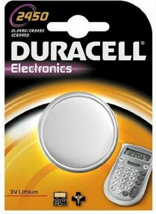 Actual product image Duracell Electronics 2450 (1 pcs., CR2450, 485 mAh)