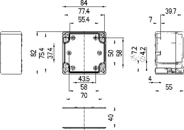 Produktbild Spelsberg TG IP67 enclosure, PC, clear lid (Gehäuse)