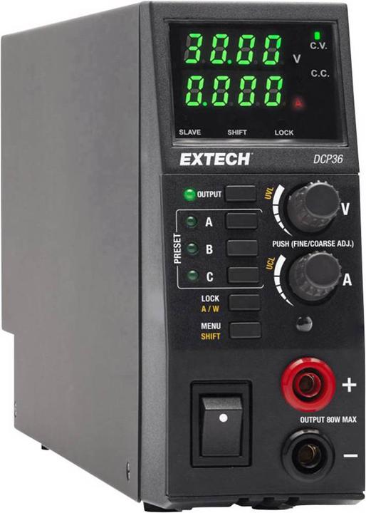 Produktbild Extech DCP36 Labornetzgerät, einstellbar 0.5 - 36 V 0 - 5 A 80 W