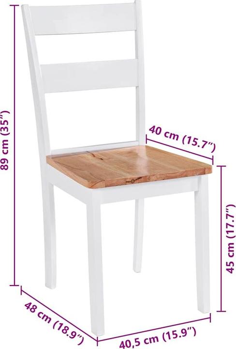 Produktbild vidaXL Holzstuhl