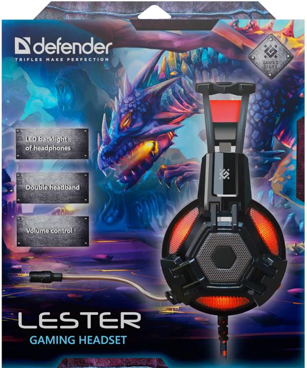 Actual product image Defender Lester Red (64541) (Cable)