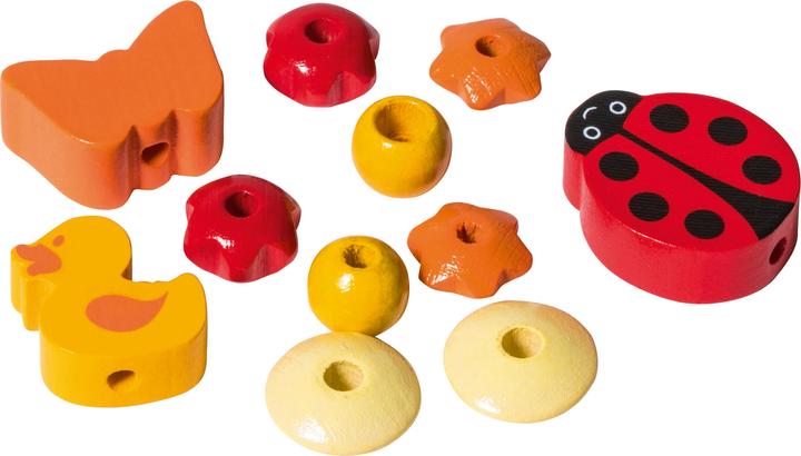 Actual product image Knorr Prandell Soother chains wooden beads "Ladybird", 11 pcs. (11 x)