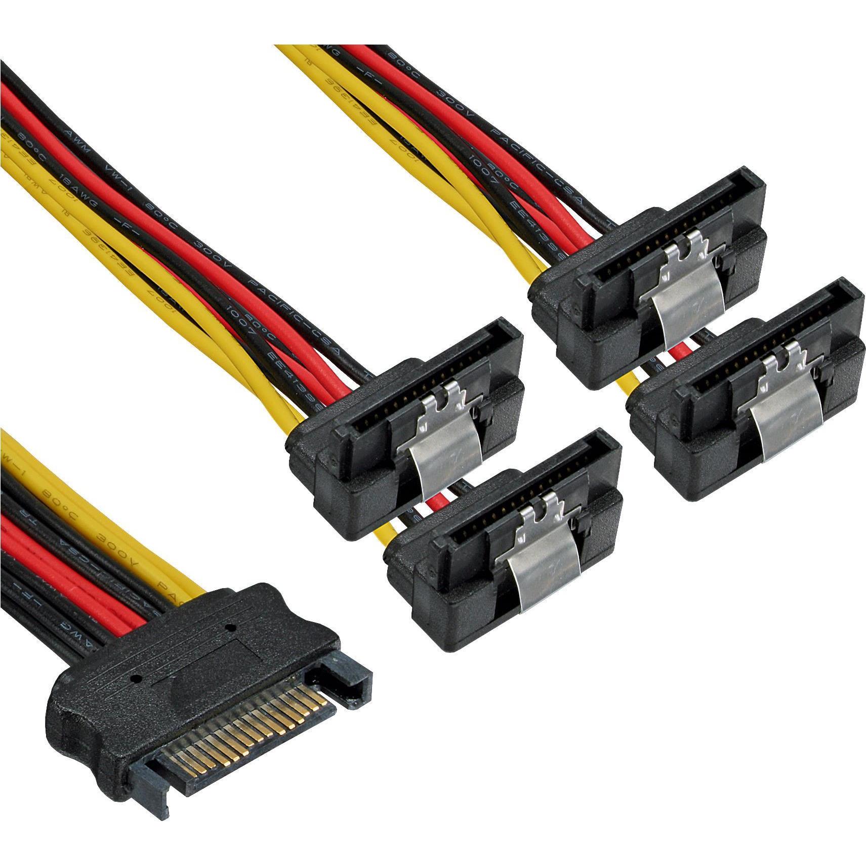 InLine SATA Strom-Y-Kabel, Interne Kabel (PC)