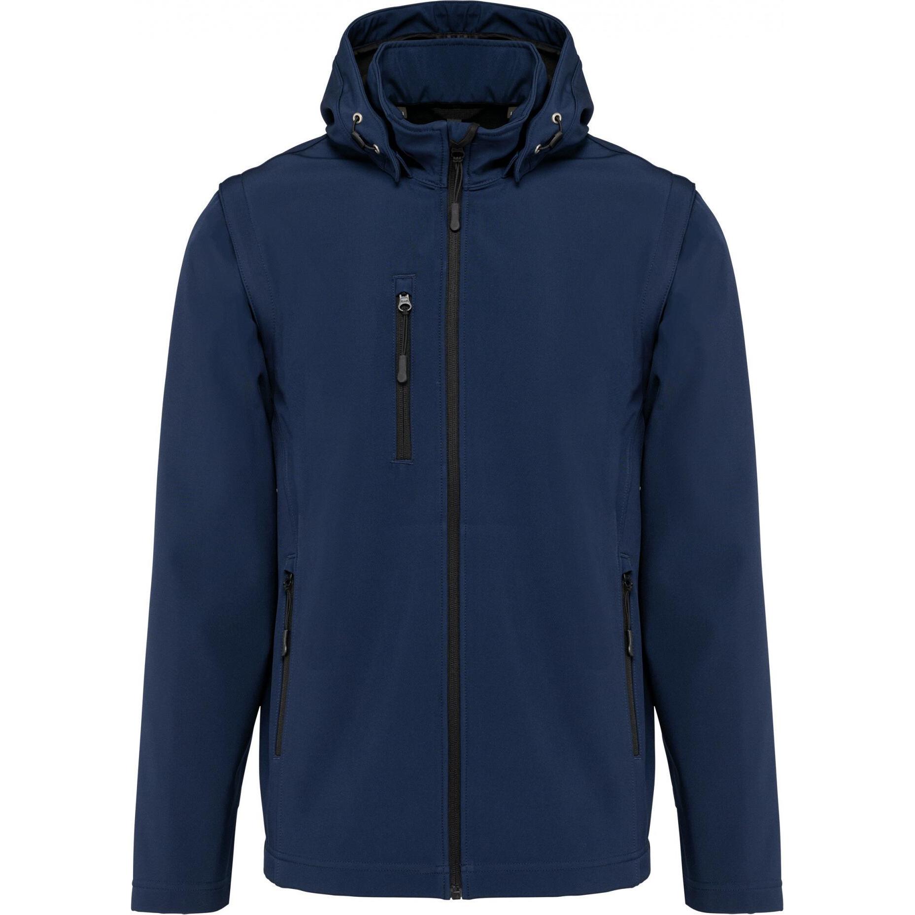 Kariban, Herren, Jacke, Softshell (M), Blau, M