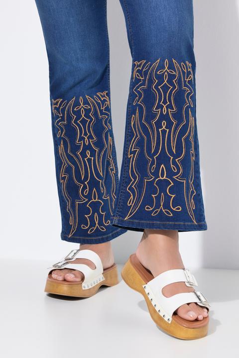 Produktbild Angel of Style Bootcut-Jeans Lea, Western-Stickerei, 5-Pocket (50)