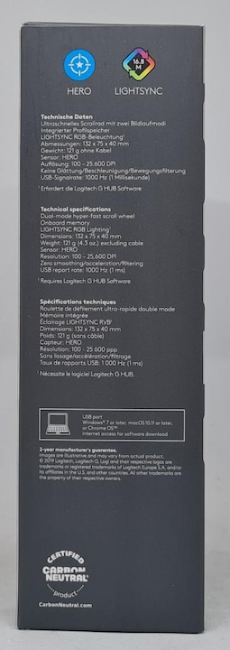 Actual product image Logitech G G502 Hero (Cable)