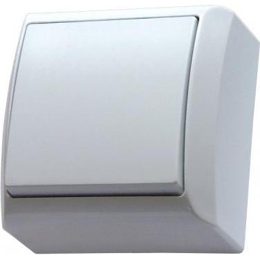 Ospel ŁN-1B/00, Taster + Schalter, Weiss