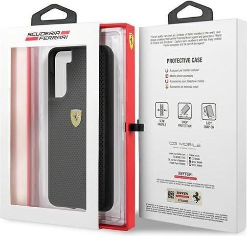 Produktbild Ferrari FESPEHCS21MBK S21+ G996 czarny/black hardcase On Track Perforated (Samsung Galaxy S21+)