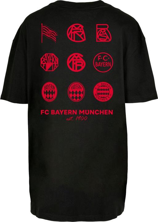 Produktbild FC Bayern München Ladies Logo History Red Oversized Boyfriend Tee - 118301 (M)