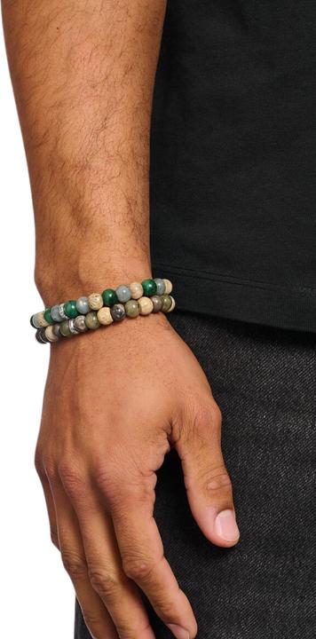 Produktbild Thomas Sabo Armband Jasper Jade und Labradorit (17 cm, Silber 925, Sterling Silver)