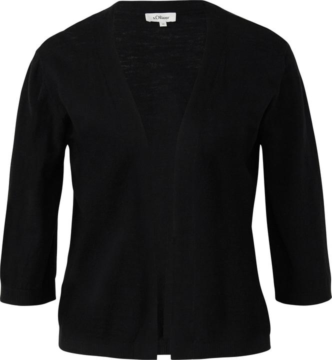 Produktbild s.Oliver Strickjacke Feinstrickcardigan aus Baumwolle mit 3/4-Ärmeln (32)