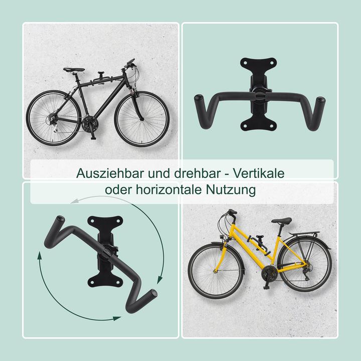 Actual product image Relaxdays Bicycle wall mount
