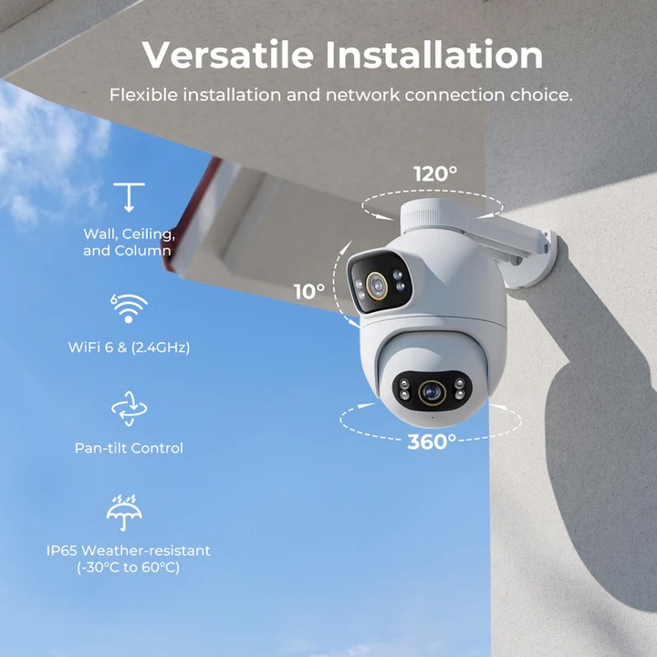 Image du produit imilab EC6 Dual, Wi-Fi, 3K, IP66, Extérieur