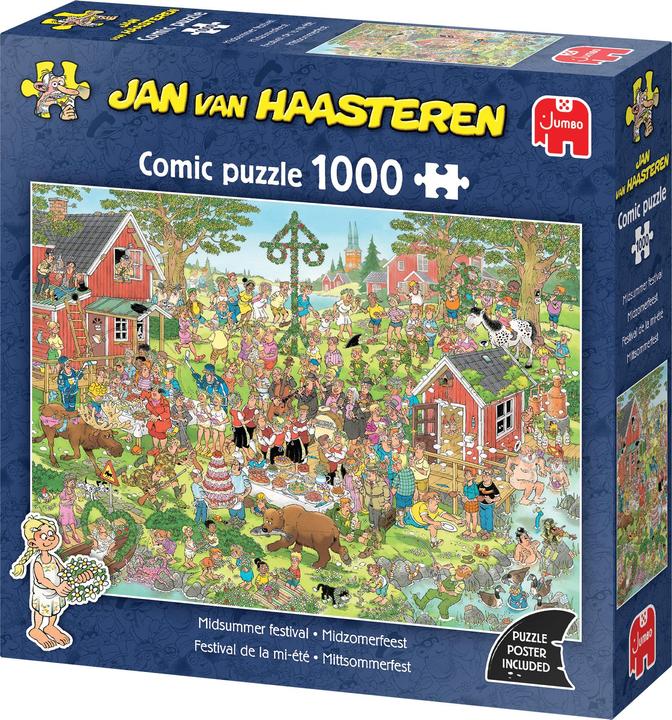 Produktbild Jumbo Jan Van Haasteren - Mittsommerfestival - 1000 Teile (1000 Teile)