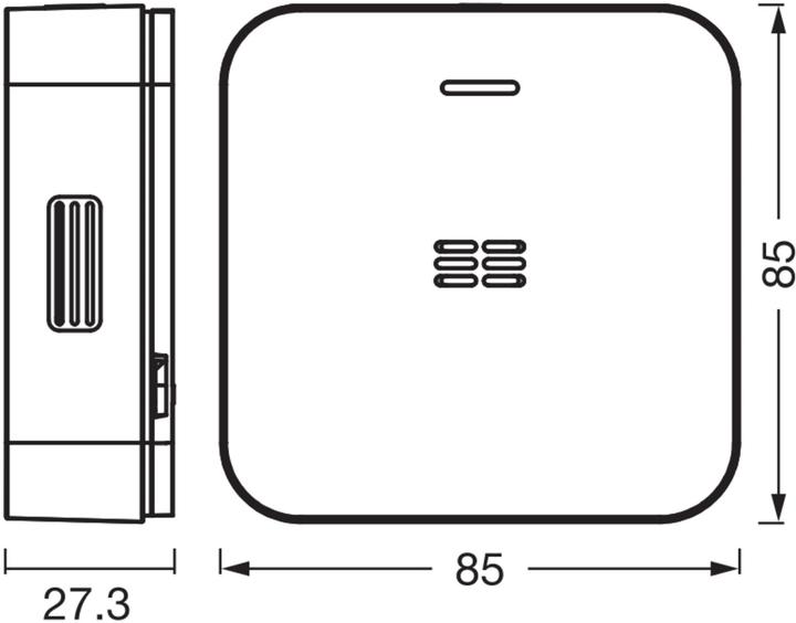Actual product image Osram SMART+ WIFI CO DETECTOR White