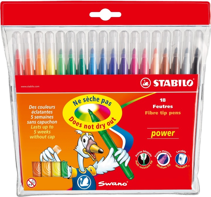 Actual product image STABILO Power (Multicoloured, 18 x)