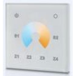 Synergy 21, Interruttore luce, Controller LED EOS 05 wall dimmer dual white (CCT) touch 4 zone