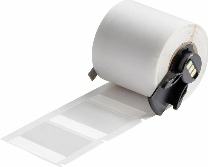 Brady M6-88-427, vinyl, self-laminating, white/transparent, matt, 44.45 x 12.70(38.10) mm, for Ka