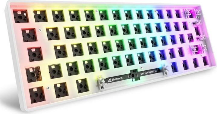 Actual product image Sharkoon SGK50 S4 Gen2 wh Barebone (DE, Cable)