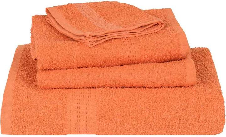 Immagine prodotto VidaXL Asciugamani 4 pezzi. Arancione 100x200 cm 360 g/m² 100% cotone telo mare