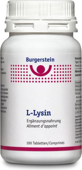 Actual product image Burgerstein L-lysine (90 pcs., Pills, 50 g)