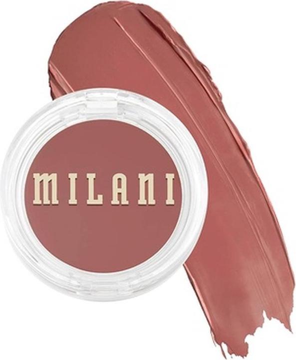 Milani Cheek Kiss Cream Blush Nude Kiss Cream to Gel Blush for Cheek and Lip Tint 1 Count (Nude Kiss)