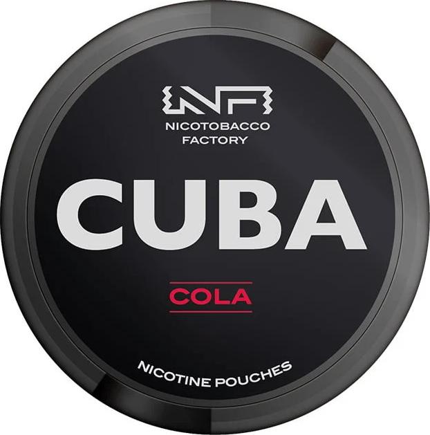 Produktbild Cuba Black Cola (Nikotinfreier Snus, 66000 mg)