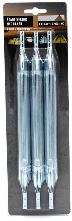 Productafbeelding High Peak Stalen knijper Stalen V knijper met haak 180 x 22 mm